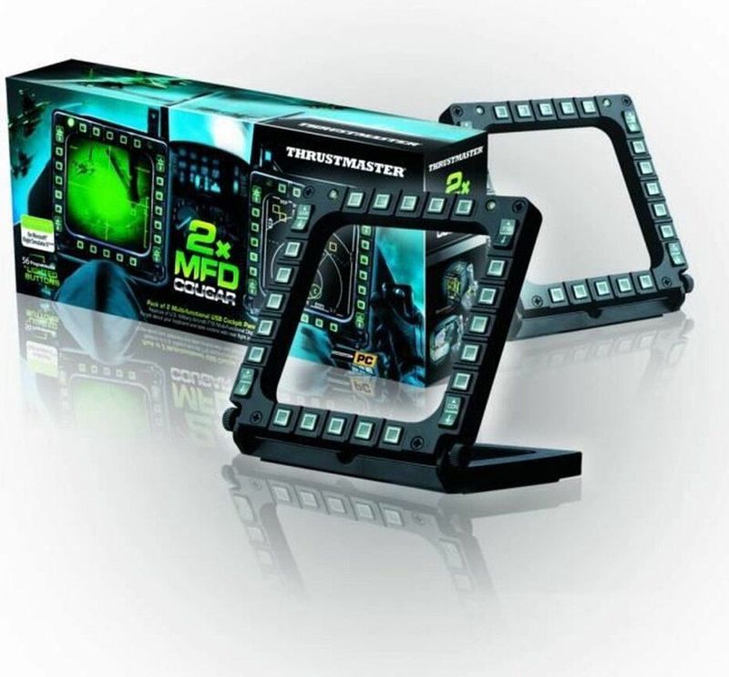 Thrustmaster - MFD Cougar - Set van 2 USB Cockpit Panels - Replica U.S. Air Force F-16