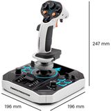 Thrustmaster - Sol-R 1 Flightstick - Gamecontroller - Zwart - Materiaal: Kunststof