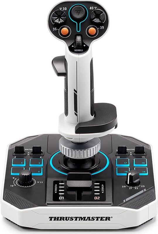 Thrustmaster - Sol-R 1 Flightstick - Gamecontroller - Zwart - Materiaal: Kunststof