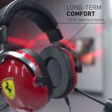 Thrustmaster - T.Racing Scuderia Ferrari Edition-DTS Gaming Headset - Rosso Corsa - Geheugenschuim