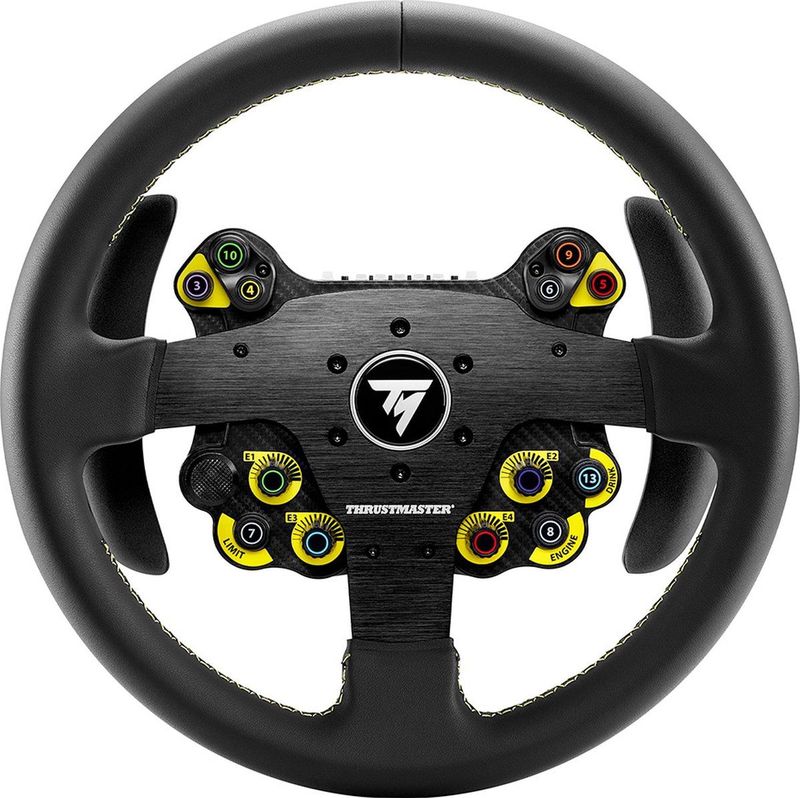Thrustmaster - EVO Racing 32R - Stuur - Leer - Voor PlayStation 4, PlayStation 5, Xbox One, Xbox Series, PC