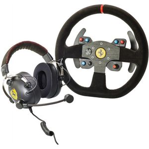 Thrustmaster - Ferrari Race Kit Alcantara Edition - Gamecontroller - Matzwart