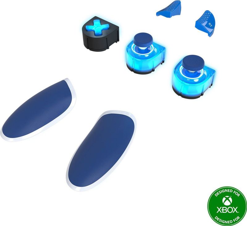 Thrustmaster eSwap LED Blue Crystal Pack - 7 Blauwe Modules - NXG-Mini-Sticks