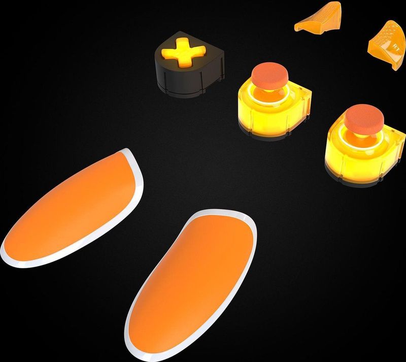 Thrustmaster - Eswap X - Led-commandomodules - Oranje - Verbeterde Precisie en Duurzaamheid