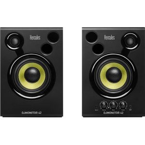 Hercules DJ Monitor 42 (Actief, Passief, 1 stuk), Monitorluidspreker, Zwart