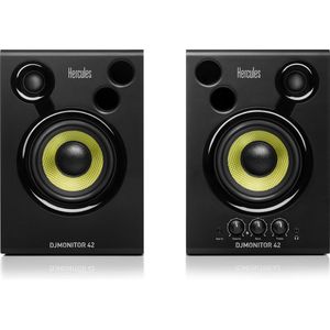 Hercules - DJ Monitor 42 - DJ Speakerset - Zwart - 2 x 20 Watt RMS