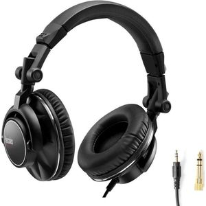 Hercules HDP DJ60 DJ Over Ear Koptelefoon Zwart