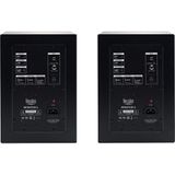 Hercules 4780905 Monitor 5: set actieve monitorspeakers met dubbele versterker (2 x 80 watt), elk met een 5 inch woofer