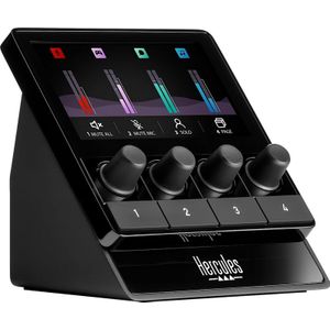 Hercules Stream 100 - Audiocontroller - Actiedrukknoppen - Tot 8 Tracks