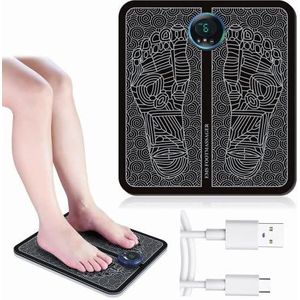 Bilinli EMS Voet Massager, Elektrische EMS Voet Massage Pad Voeten Acupunctuur Stimulator Massager (Opladen Type)