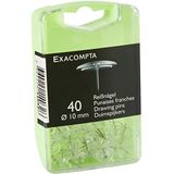 Exacompta Reißnägel 10mm glasklar VE=40 Stück