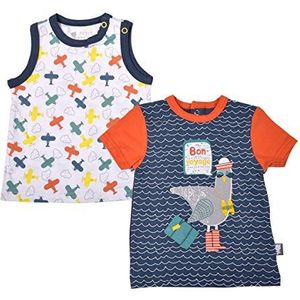 Top + thee shirt baby inline skater-Riviera Boy - grootte - 6 maanden (68 cm)