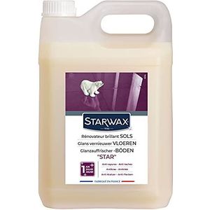 STARWAX Glansvernieuwer Star voor binnenvloeren, 5 l, ideaal voor het stimuleren van de glans van de vloeren