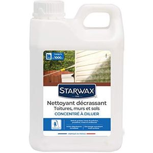 Starwax Reinigingsmiddel voor daken, muren en buitenvloeren, 2 liter, een krachtige formule voor moeiteloos reinigen en verwijderen