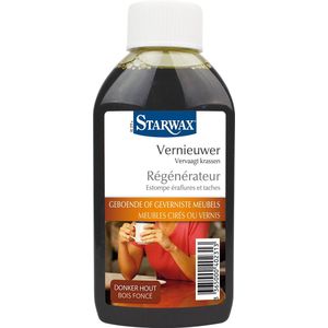 Starwax vernieuwer 'Geboende Of Geverniste Meubels' donkerhout 200 ml