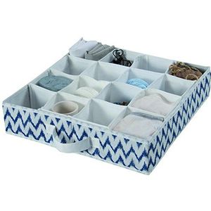 Compactor Home RAN6555 IKAT ladeverdeler, 40 x 40 x 9 cm, blauw / wit