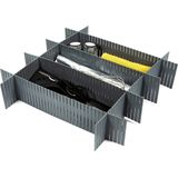 Compactor - Modulaire Ladeverdelers - Grijs - Polypropyleen - 6 Stuks