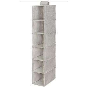 Compactor Opknoping Kleding Organisator, Grijs, 30 x 18 x 94 cm