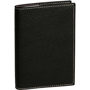 Quo Vadis Buchkalender Minister 16x24cm Impala schwarz 2026
