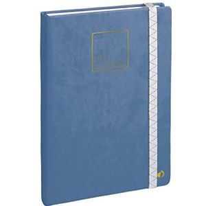 Quo Vadis Life Journal 21 Dot Blaugrau