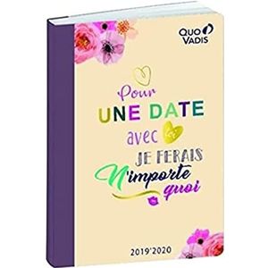 Quo Vadis Words TEXTAGENDA notitiekalender, 12 x 17 cm, jaar 2019-2020