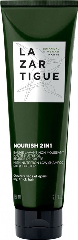 Lazartigue Nourish 2in1 High Nutrition Niet-schuimende Wasbalsem 150 ml