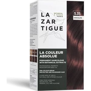 Lazartigue Pakket La Couleur Absolue Permanent Haircolour Mahonie Goud 5.35