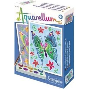 Aquarellum Mini: Vlinders: Het beeldende op de spuit van de kwast