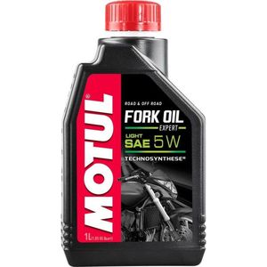 Motul - Vork Olie - 1 Liter - Synthetische Formule - Viscositeit 5W