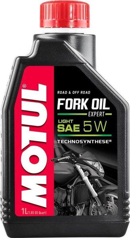 Motul - Vork Olie - 1 Liter - Synthetische Formule - Viscositeit 5W