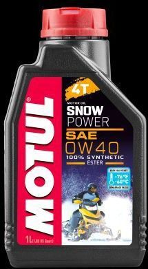 SNOWPOWER - Motorolie - Synthetische Olie - 1 Liter - Viscositeit 0W-40