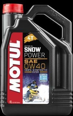 SNOWPOWER - 4T - Motorolie - Synthetische Olie - 0W-40 - Inhoud 4 Liter
