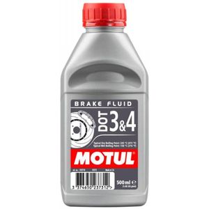 Motul - Dot 3 & 4 RemVloeistof - 0,5L - Geschikt Voor Hydraulische Systemen