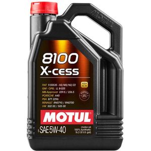 Motul 8100 X Cess 5W40 5L motorolie