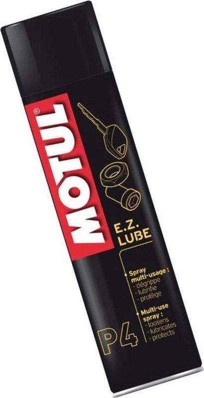 Aérosol lubrifiant multi usage Motul MC Care P4 E.Z. Lube 400mL pour moto Neuf