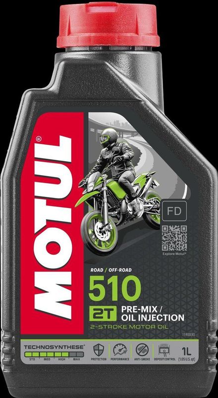 Motul - 510 2T - Motorolie - 1L - 2-Takt Smeermiddel