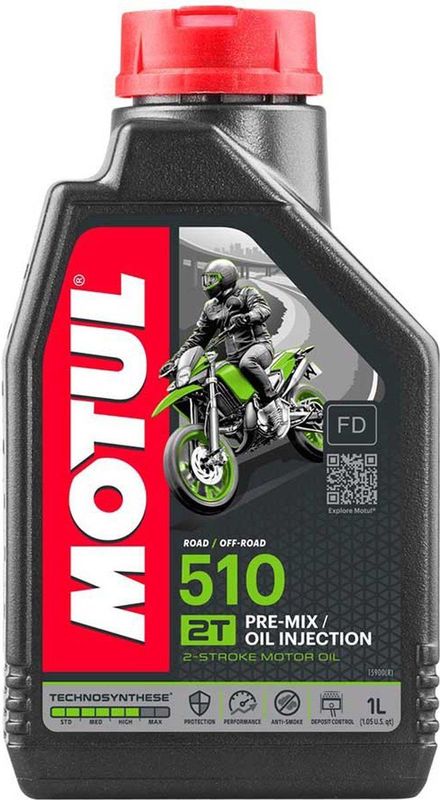 Motul - 510 - Semi-Synthetische Motorolie - 2-Takt - JASO FD - API TC