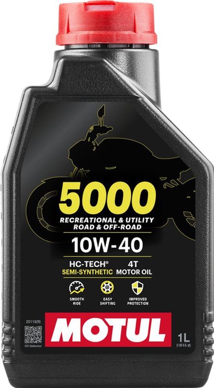 Motul - 5000 4T - Motorolie - 10W40 - 1L
