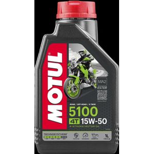 Motul Motoröl teilsynthetisch 5100 4T 15W-50 1 Liter - Motorradteile - Öle & Schmiermittel - Motorrad Motoröl