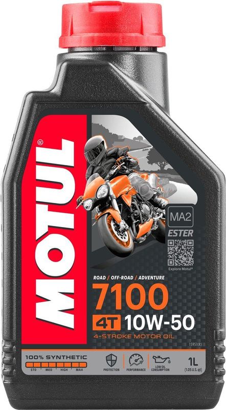 Motul - 7100 10W50 - Motorolie - 1L - Synthetisch