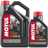 Motul - 7100 20W50 4T - 1L - 100% Synthetisch Smeermiddel