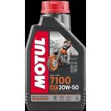 Motul - 7100 20W50 4T - 1L - 100% Synthetisch Smeermiddel