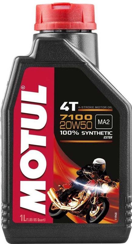 Motul - 7100 20W50 4T - 1L - 100% Synthetisch Smeermiddel