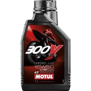 Motul 300V 15W50 4T FL 1L Premium Motorolie Wegmotor Scooter Crossmotor Enduro