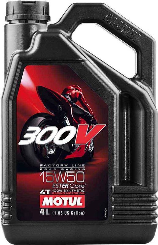 Motul - 300V Factory Line - Smeermiddel - 100% Synthetisch - Voor 4-Takt Motorraces