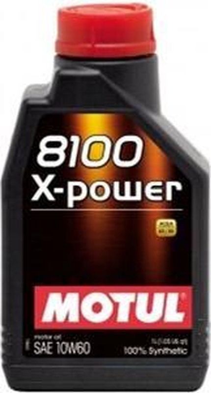 Motul - 8100 X-Power - Motorolie - 10W60 - 1 Liter - Volledig Synthetisch