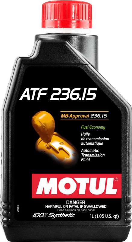 MOTUL - ATF 236.15 - Automaatbak Olie - Blauw - Volledig Synthetisch, Inhoud 1 Liter, Viscositeit SAE ATF MB15