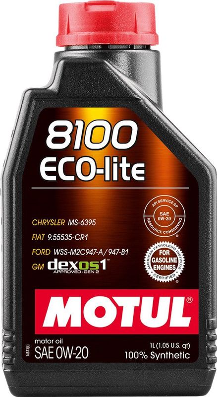 Motul - Specificaties - Motorolie - 0W20 - Synthetische Olie - 1 Liter