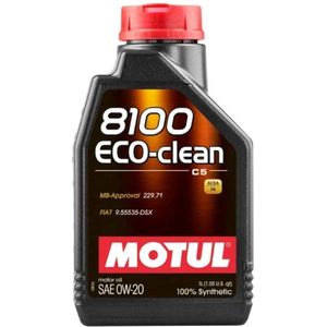 8100 - Eco-clean - Motorolie - 1 Liter - Viscositeit SAE 0W-20