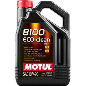 Motul - 8100 ECO-Clean - Motorolie - 0W-20 - 5L - 100% Synthetisch